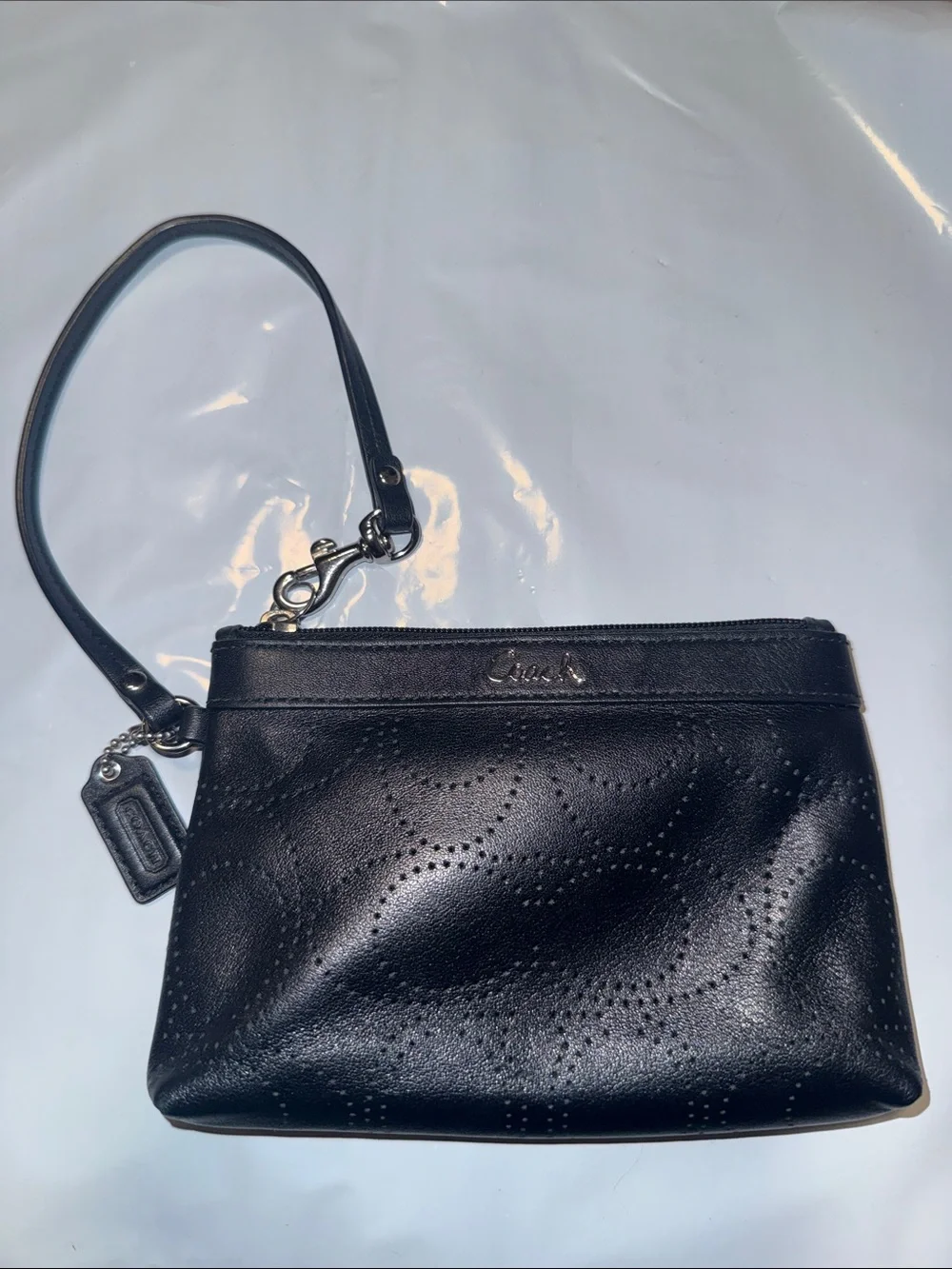 Coach compact wristlet